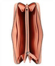 Load image into Gallery viewer, Leather zip-around wallet
