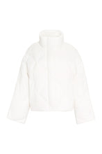 Load image into Gallery viewer, Aina down jacket with zip and press studs

