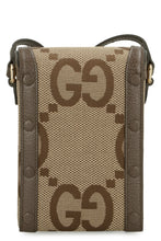Load image into Gallery viewer, Jumbo GG fabric mini messenger bag
