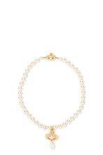 Load image into Gallery viewer, Pearl necklace with orb pendant
