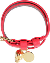 Load image into Gallery viewer, Skull charm leather double-wrap bracelet
