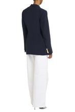 Load image into Gallery viewer, Double-breasted blend wool blazer
