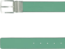 Load image into Gallery viewer, Leather belt with metal buckle
