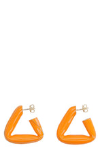 Load image into Gallery viewer, Fold silver earrings
