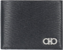 Load image into Gallery viewer, Gancini leather flap-over wallet
