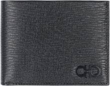 Load image into Gallery viewer, Gancini leather flap-over wallet
