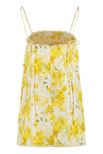 Load image into Gallery viewer, Wonderland printed linen dress
