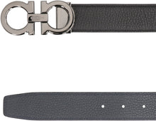 Load image into Gallery viewer, Gancini Reversible leather belt
