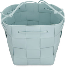 Load image into Gallery viewer, Cassette leather bucket bag
