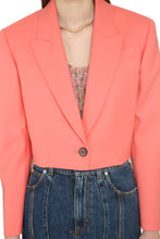 Load image into Gallery viewer, Wool single-breasted blazer
