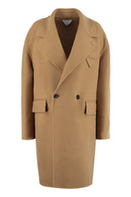 Load image into Gallery viewer, Double-breasted cashmere coat
