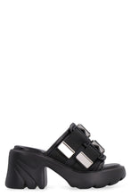 Load image into Gallery viewer, Flash technical fabric sandal with heel
