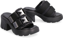 Load image into Gallery viewer, Flash technical fabric sandal with heel
