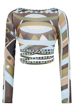 Load image into Gallery viewer, Long sleeve crop top

