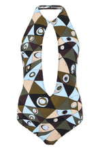 Load image into Gallery viewer, One-piece swimsuit with eye print

