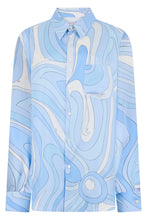 Load image into Gallery viewer, Silk shirt with print
