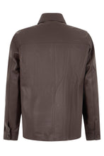 Load image into Gallery viewer, Leather jacket with buttons

