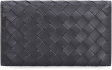 Load image into Gallery viewer, Leather wallet with shoulder strap
