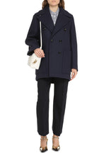 Load image into Gallery viewer, Double-breasted wool coat
