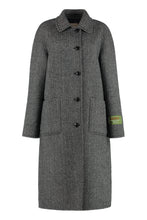 Load image into Gallery viewer, Reversible wool coat
