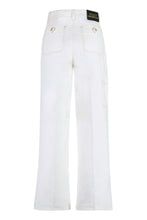 Load image into Gallery viewer, High-rise cotton trousers
