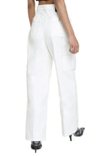 Load image into Gallery viewer, High-rise cotton trousers
