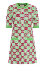Load image into Gallery viewer, Jacquard knit mini-dress
