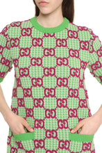 Load image into Gallery viewer, Jacquard knit mini-dress
