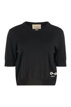Load image into Gallery viewer, Intarsia crew-neck sweater
