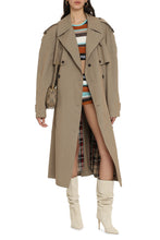 Load image into Gallery viewer, Cotton trench coat
