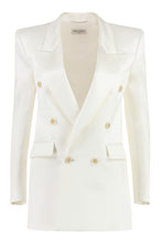 Load image into Gallery viewer, Silk double-breast blazer
