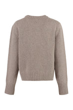 Load image into Gallery viewer, Crew-neck wool sweater
