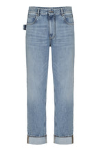 Load image into Gallery viewer, 5-pocket straight-leg jeans
