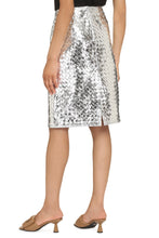 Load image into Gallery viewer, Leather midi skirt

