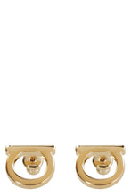 Load image into Gallery viewer, Gancini brass earrings
