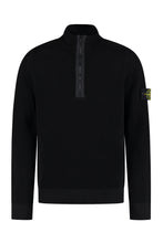 Load image into Gallery viewer, High collar zipped cardigan
