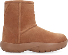Load image into Gallery viewer, Snap suede ankle boots
