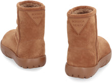 Load image into Gallery viewer, Snap suede ankle boots
