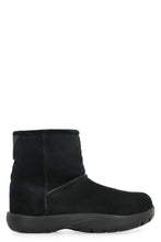 Load image into Gallery viewer, Snap suede ankle boots
