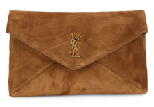 Load image into Gallery viewer, Large Cutch Envelope in suede leather
