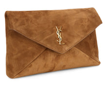 Load image into Gallery viewer, Large Cutch Envelope in suede leather
