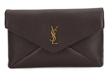 Load image into Gallery viewer, Clutch envelope Cassandre grande in leather
