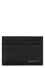 Load image into Gallery viewer, Logo detail leather card holder

