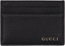 Load image into Gallery viewer, Logo detail leather card holder
