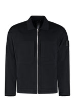 Load image into Gallery viewer, Wool-blend full-zip cardigan
