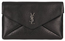 Load image into Gallery viewer, Leather clutch with logo
