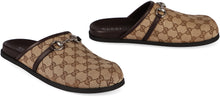 Load image into Gallery viewer, Leather and fabric sabot
