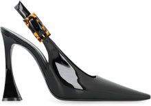 Load image into Gallery viewer, Dune Patent leather slingback pumps

