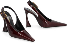 Load image into Gallery viewer, Dune Patent leather slingback pumps
