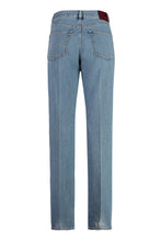 Load image into Gallery viewer, 5-pocket straight-leg jeans
